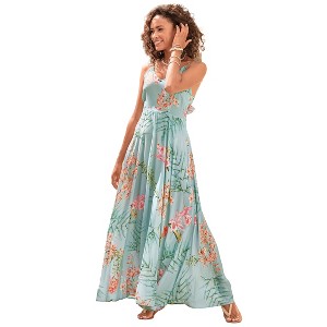 Women's Tie Back Maxi Dress - LASCANA - 1 of 4
