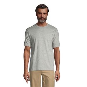 Lands' End School Uniform Men's Short Sleeve Essential T-shirt - 1 of 4