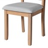 Gulches Beige Dining Room Chairs Set of 2 Dining Chair - 4 of 4