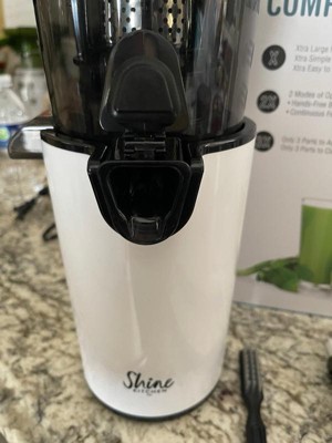 Shine Kitchen Co.® Easy Cold Press Juicer with XL Feed Chute