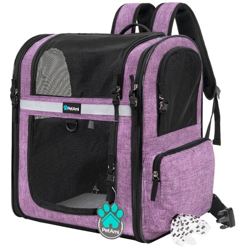 Petami Dog Backpack Carrier For Small Large Cat Pet Puppy, Ventilated ...