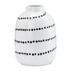 Sagebrook Home 9" Ceramic Vase - Contemporary Abstract Flower Vase Decorative Table Accent - 2 of 4