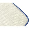Home Mart Goods 3 Piece Navy Blue Ultra Soft Thick Memory Foam Non-Slip Absorbent Bathroom Bath Mat Set - 4 of 4
