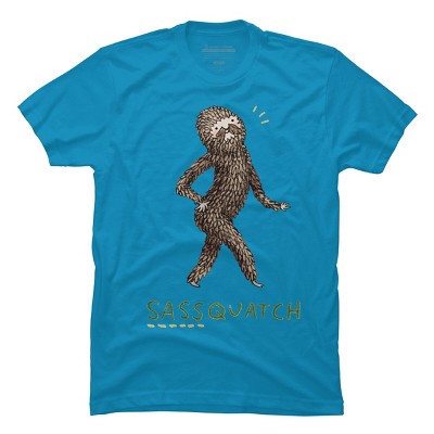 Men's Design By Humans Sassquatch By SophieCorrigan T-Shirt