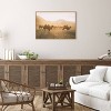 33" x 23" Camels on The Move by Aledanda: Desert Scene Wall Decor - Amanti Art - 4 of 4