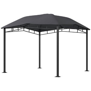 Aghana Digitals 9.8'x9.8' Outdoor Grill Gazebo with UV-Blocking Polyester Canopy, Geodesic Roof & - 1 of 4