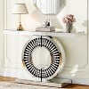 Hommoo 43-Inch Modern Mirrored Console Table Silver - 2 of 4