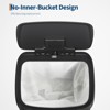 13 Gallon / 50 L Stainless Steel Trash Can with Lid, Large Garbage Can for Kitchen, Rustproof Step-on Kitchen Metal Trash Bin with Liner Rim - 4 of 4