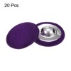 Unique Bargains Cloth Covered Aluminum Sewing Buttons 20 Pcs - 3 of 4