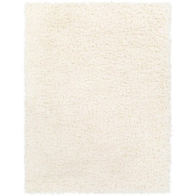 Mark & Day Abraham 6'7"x9' Rectangle Woven Indoor Area Rugs Cream: Modern Stain-Resistant Polyester for Bedroom & Living Room