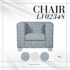 Chenille Chair with Tight Seat & Back Cushion and Wooden Inner Frame for Living Room - 4 of 4