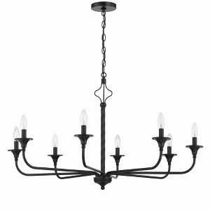 Craftmade Lighting Jolenne 8 - Light Chandelier in  Flat Black - 1 of 1