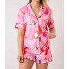 Women's Puppy Dog Pajama Shorts - FANTASTIC FAWN - 3 of 3