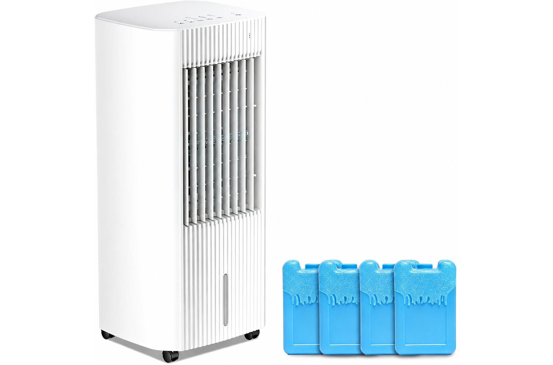 ZAFRO Air Cooler - Windowless Portable AC with 3 Modes & 3 Speeds, 1.5Gal Tank for 15H Cooling, 140° Oscillation for Bedroom Indoor