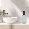 Unique Bargains Durable Cylinder Frosted Soap Dispenser 1 Pc - 2 of 4