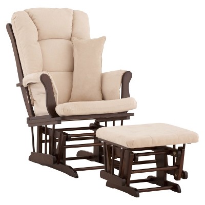 stork craft tuscany glider espresso grey