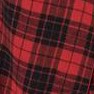 plaid black & red