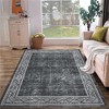 Area Rug Washable Rug Modern Borderd Rug Non Shedding Carpet Throw Rug for Bedroom Living Room - 2 of 4