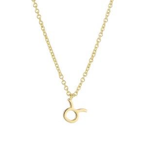 Adornia 14k Gold Plated Zodiac Necklace - 1 of 2