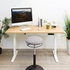 Mount-It! Dual Motor Electric Standing Desk Base, White - 2 of 4