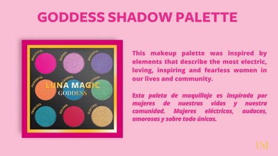 Luna Magic Goddess Eyeshadow Palette - 9 Colors - 0.41oz : Target