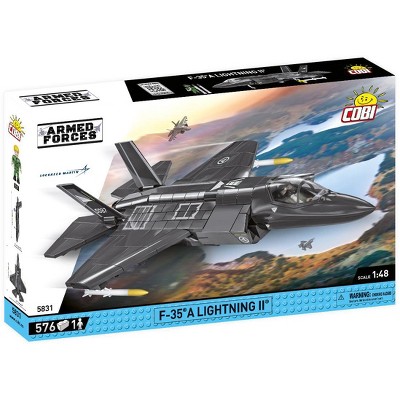 COBI Armed Forces F-35®A LIGHTNING II® Jet Plane Building Set, 576 ...