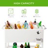 Best Choice Products 80qt Steel Rolling Cooler Cart w/ Bottle Opener, Catch Tray, Drain Plug, Locking Wheels - 3 of 4
