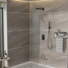 Okak Wall Mounted Square Dual Shower Head Set, High Pressure Shower Heads with Rough-in Valve, Rain Shower Head for Bathroom - 4 of 4
