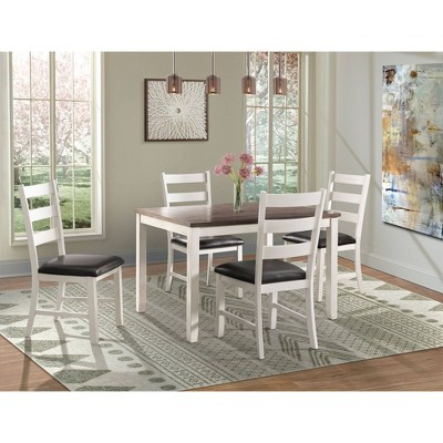 5pc Kona Dining Set Brown - Picket House Furnishings