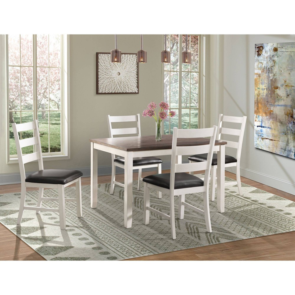 Photos - Dining Table 5pc Kona Dining Set Brown - Picket House Furnishings
