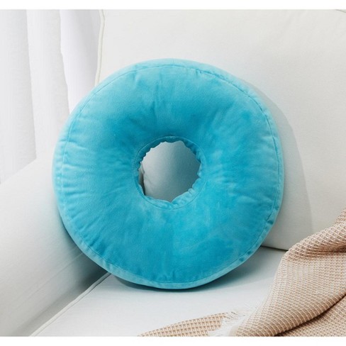 Sprinkle Donut Shaped Throw Pillow