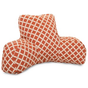 Majestic Home Goods,Reading Pillow Bamboo Burnt Orange - 1 of 4