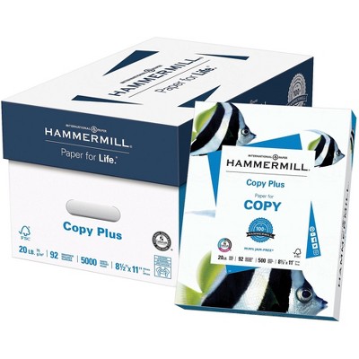 Hammermill Copy Plus 8.5" x 11" Copy Paper 20 lbs 92 Brightness 500/Ream 105007CT