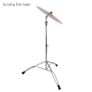 SEVOBAL Drum and Percussion Accessories, Adjustable Cymbal Boom Stand with Double-Braced Base for Secure Hardware Mounting, Gold, 24.8"*4.57"*3.54" - 1 of 4