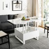 Vanna Lift Top Coffee Table - White - Safavieh - 3 of 4
