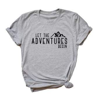 Simply Sage Market Women's Let The Adventure Begin Short Sleeve Graphic Tee
