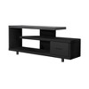 60" Contemporary Laminate TV Stand with Spacious Storage Drawer and Thick Panel Shelves for Living Room - 2 of 4