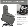 Hzlagm Everglade 28.7 in. W Faux Leather Power Lift Recliner for Elderly Assistance - 4 of 4