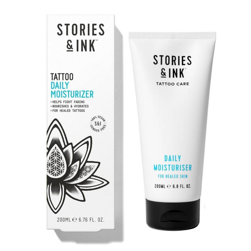 Stories &#38; Ink Fade-Fighting Daily Body Moisturizer - For Healed Tattoos - 6.8 fl oz, 1 of 12