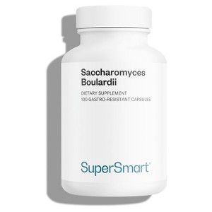 SuperSmart Saccharomyces Boulardii 20 Billion CFU per Day - High Strength Probiotic Supplement | Non-GMO & Gluten Free - 100 Delayed Release Capsules - 1 of 1