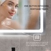 AZL1 Life Concept Decorative Wall Mirror with Anti Fog 4MM HD Glass Waterproof Wall Mounted for Bathroom Bedroom Use, Silver, 19.3"*27.2"*4.1" - 4 of 4