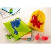 Juvale 12-Pack Party Favor Drawstring Bags for Kids Dinosaur Birthday Giveaways Gifts - 3 of 4