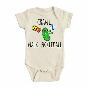 Pickleball Newborn Baby Onesie® Bodysuit GS1 - 1 of 4