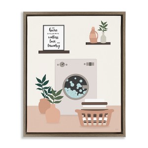 Stupell Industries Modern Family Laundry Phrase, 21" x 17" - 1 of 4