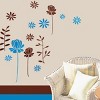Slickblue Pleasant Flourish Vinyl Wall Decals – Stickers for Smooth Surfaces and Stylish Home Décor, 13" x 23.5" - 3 of 3
