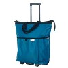 Olympia USA Carry-On Fashionista Multi-Purpose Rolling Shopper Softside Weekender Bag - 3 of 4