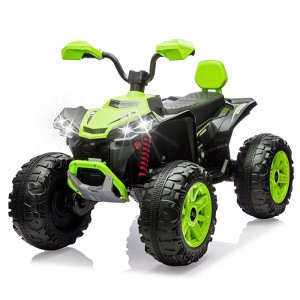 2 Seater Ride On ATV Car, 24V7AH Electric Off-Road Kids ATV, Ride On Car for Kids with LED Headights, Music, Electric Toys for Boys Girls - 1 of 4