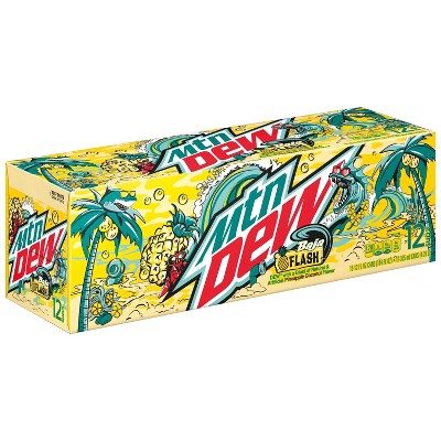 Mountain Dew Baja Flash Soda - 12pk/12 fl oz Cans