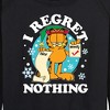 Women's - Garfield - I Regret Nothing Lightweight French Terry Wide Neck Long Sleeve Shirt - 2 of 4