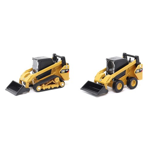 Diecast Masters 1 64 Caterpillar 272d2 Skid Steer Loader 297d2 Compact Track Loader Set 84647 Target